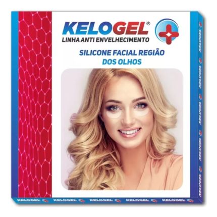 Adesivo De Silicone Anti-sinais Olhos ou Bigode Chines Kelogel 2un