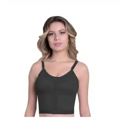 Sutiã Cirúrgico Alongado Renda Confort Premium New Form Preto